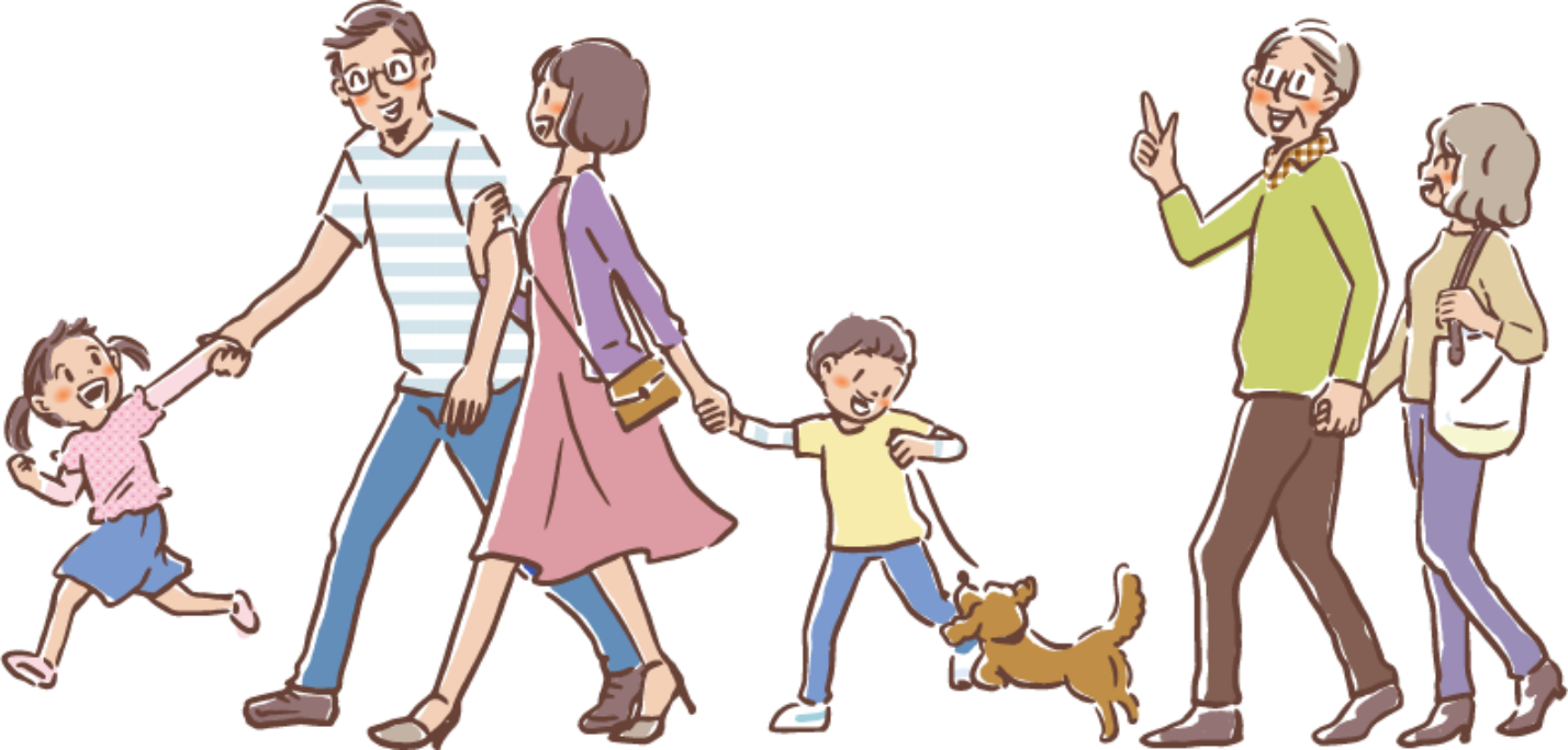 家族のイラスト